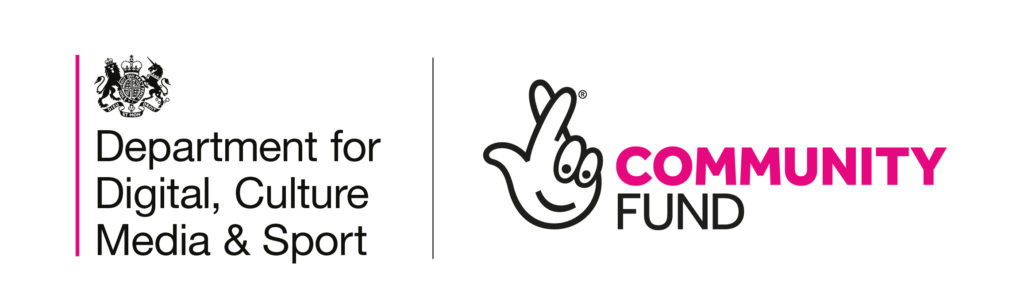 DCMS and National Community Lottery Fund logos