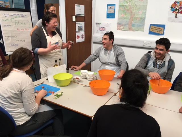 Volunteering Matters people laughing together