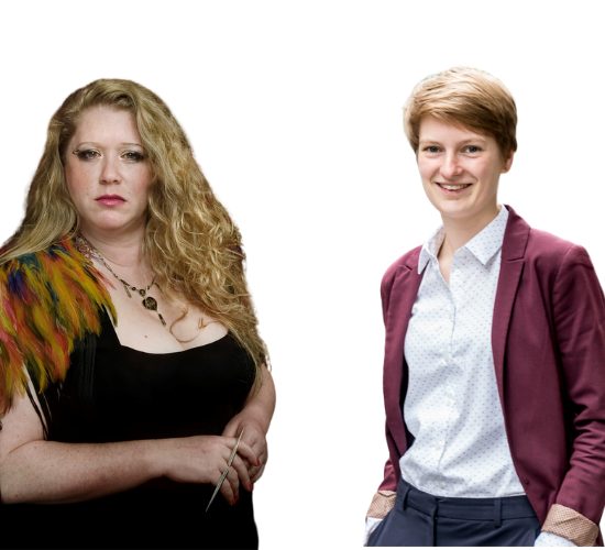 Sarah Thelwell and Alice Thornton