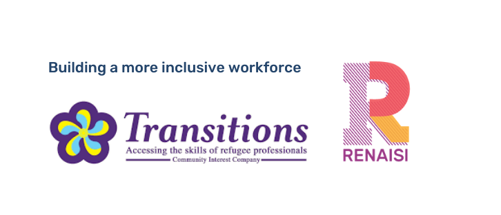 Transitions and Renaisi logos: building a more inclusive workforce