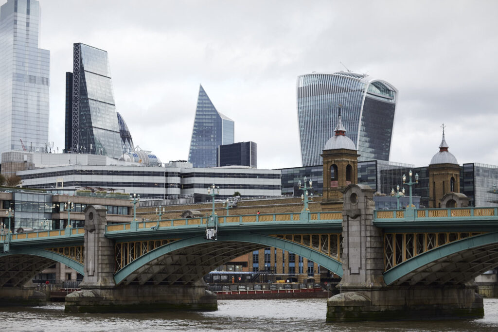 View across London Bridge