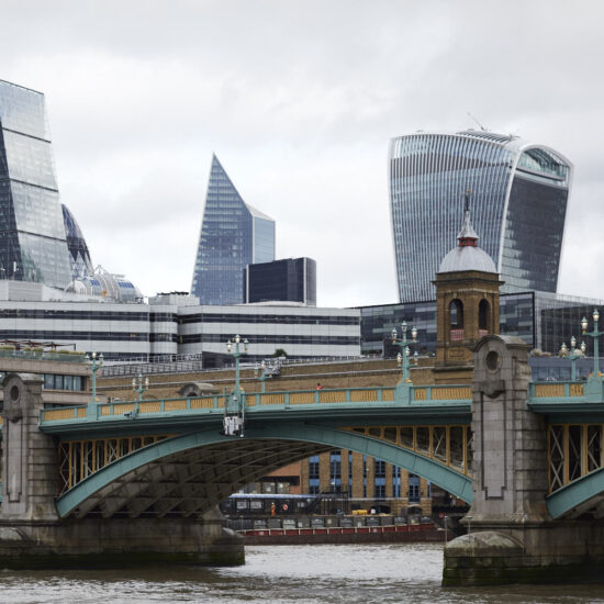 View across London Bridge