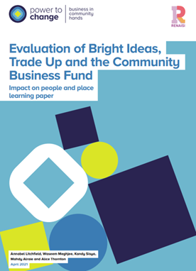 Front cover of the evaluation report