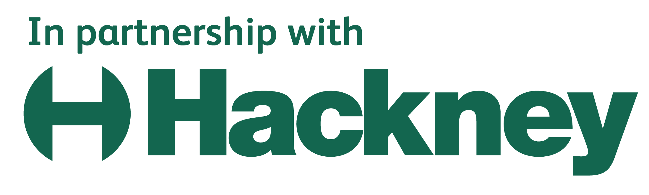 In partnership with Hackney logo